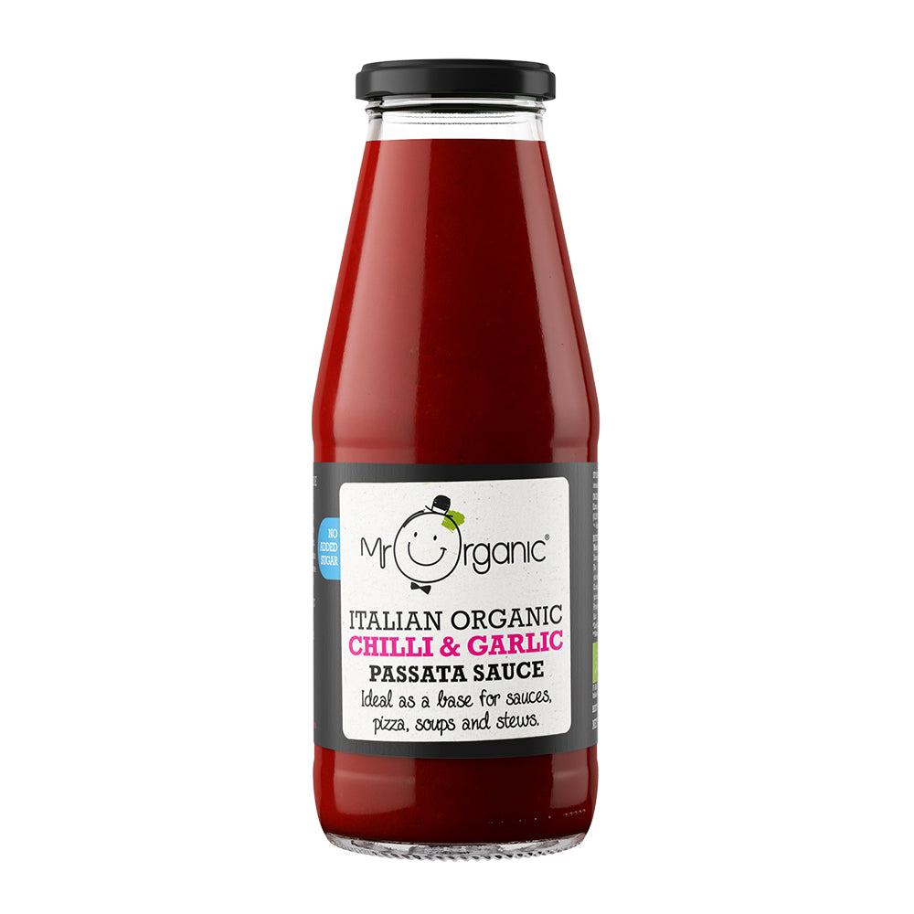 Mr Organic Chilli & Garlic Passata Sauce