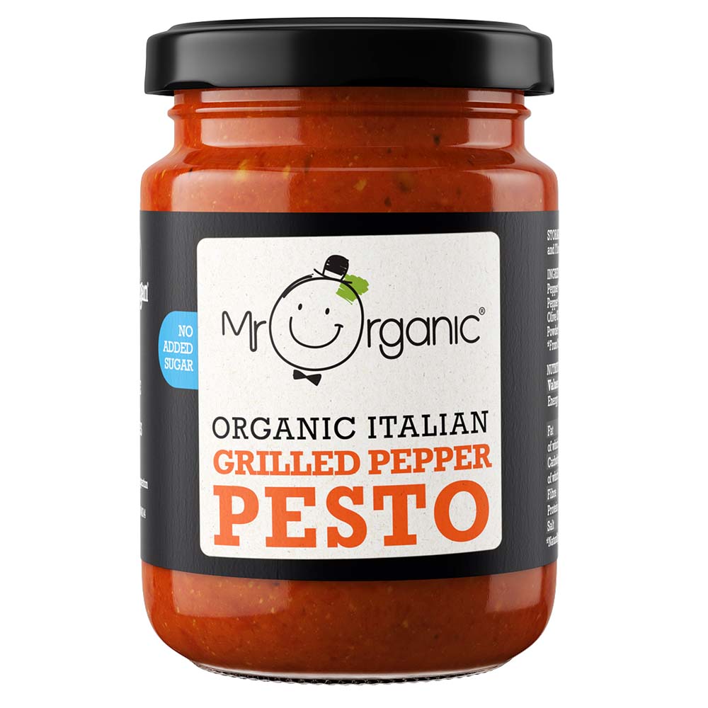 Mr Organic Grilled Pepper Pesto