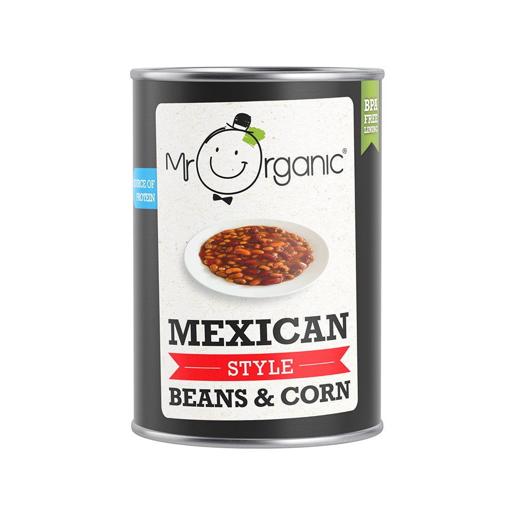 Mr Organic Mexican Style Beans and Corn