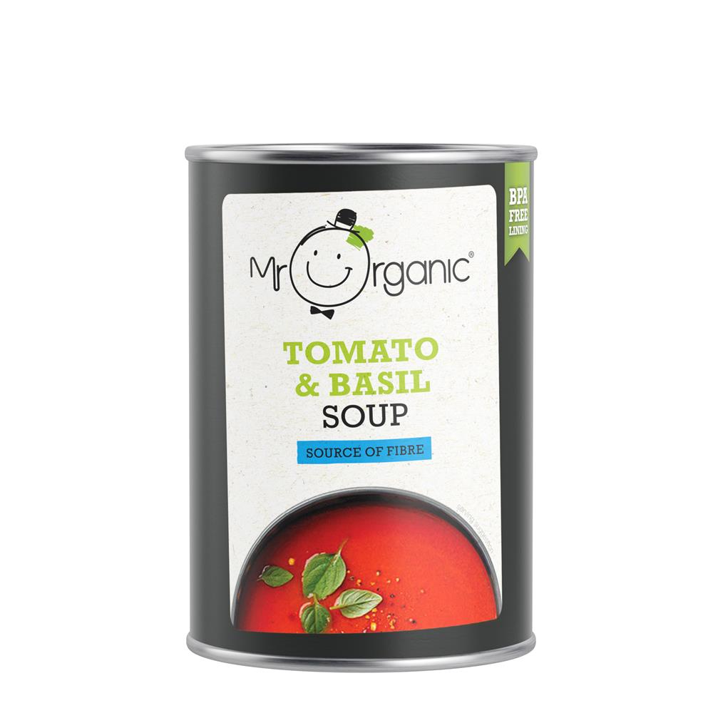 Mr Organic Tomato & Basil Soup