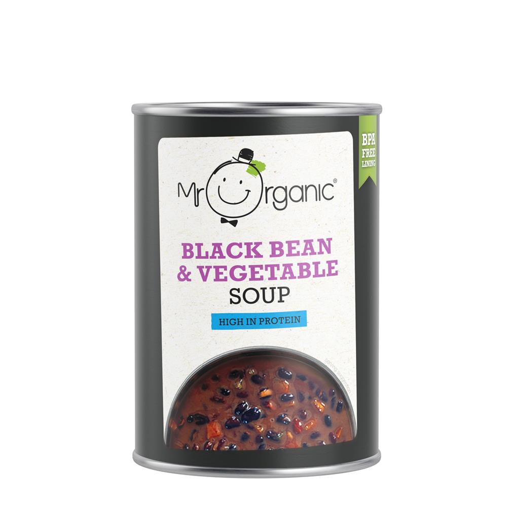 Mr Organic Black Bean & Vegetable Soup