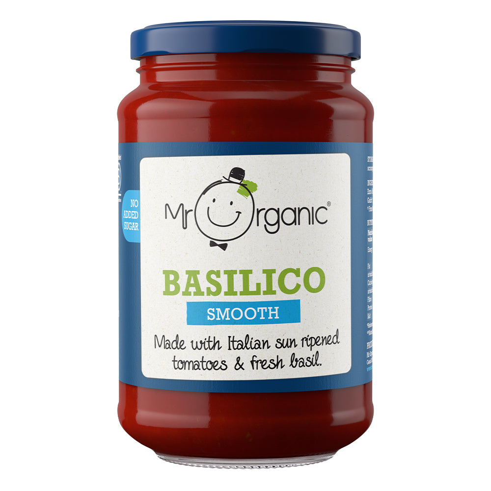 Mr Organic Smooth Basilico Pasta Sauce