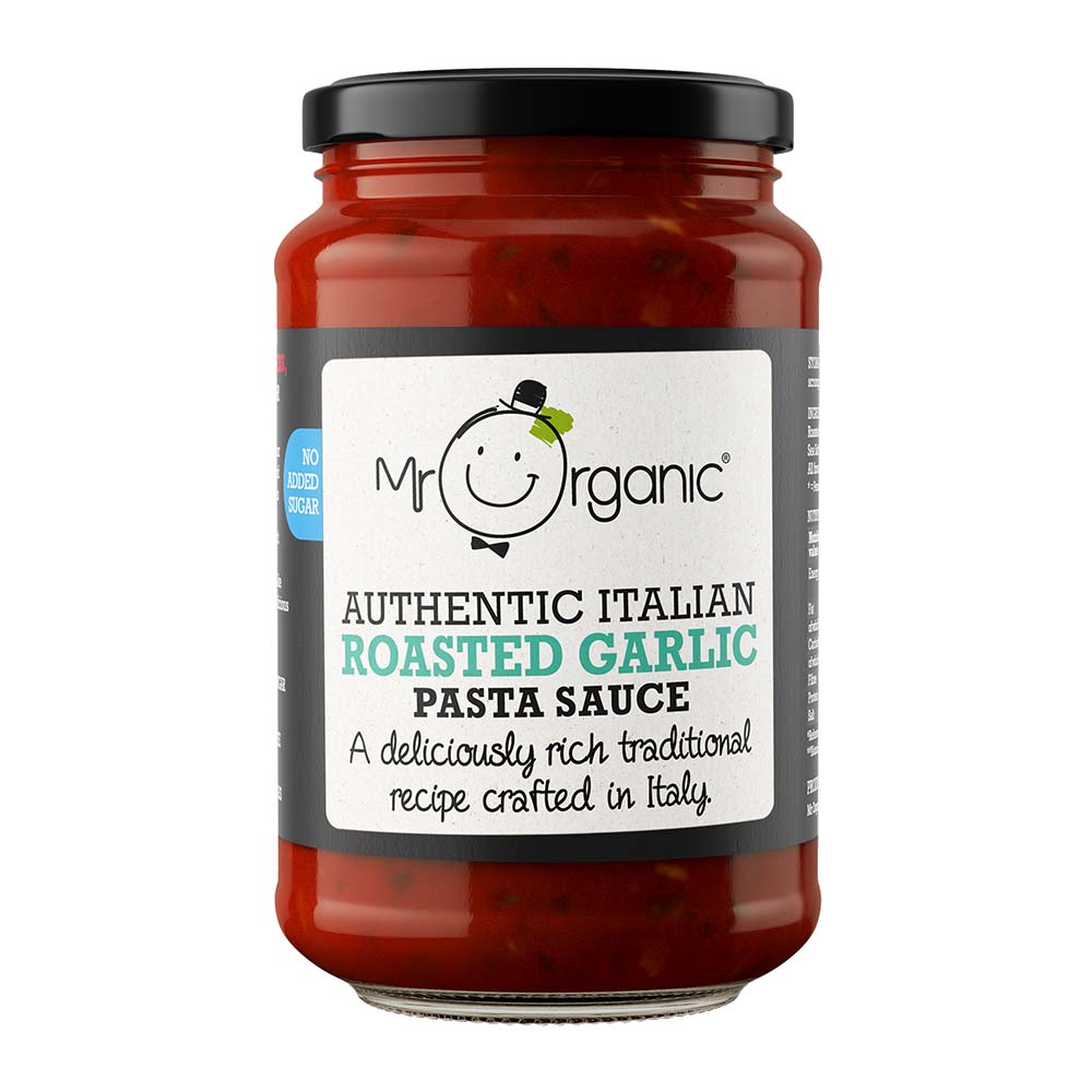 Mr Organic Authentic Italian Roasted Garlic Pasta Sauce