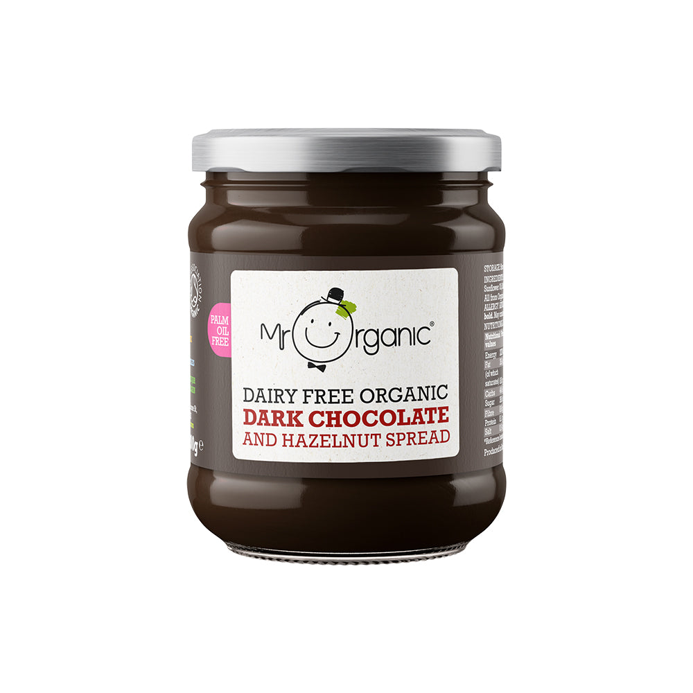 Mr Organic Dark Chocolate & Hazelnut Spread