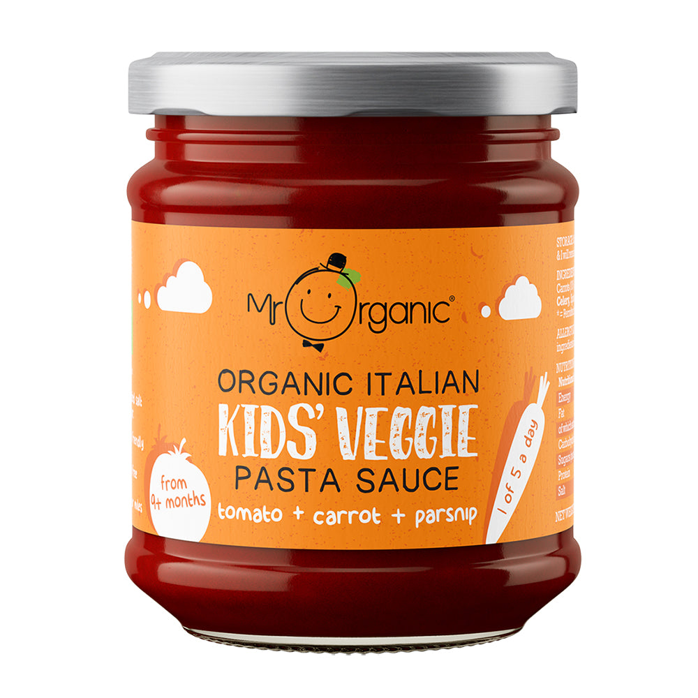 Mr Organic Kids Sauce with Tomato, Carrot & Parsnip