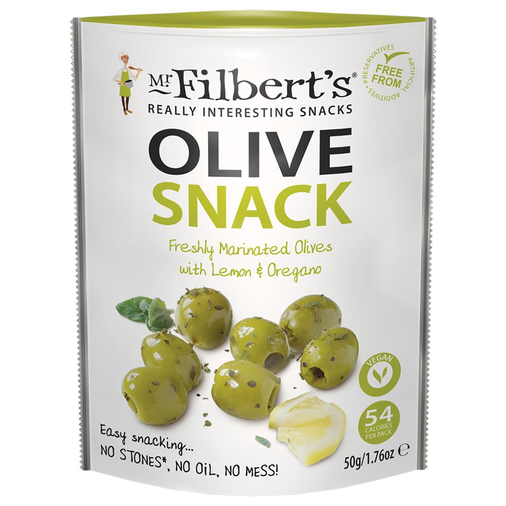 Mr Filbert's Green Olives with Lemon and Oregano