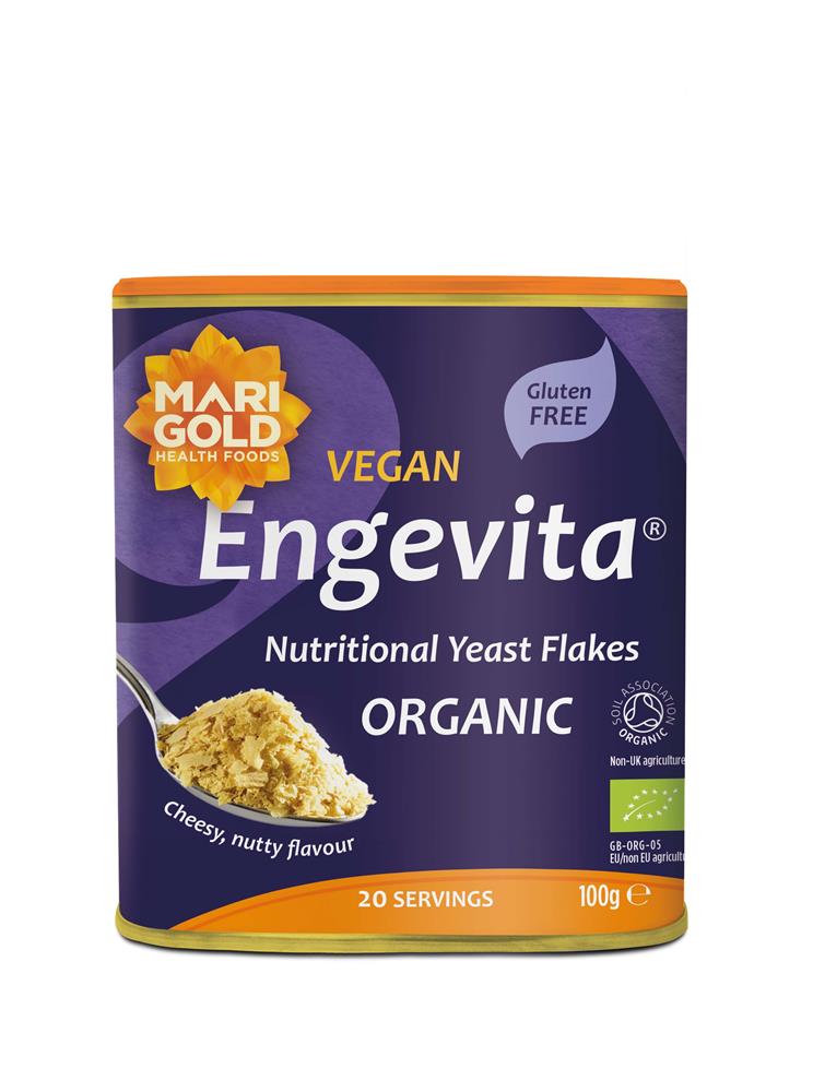 Marigold - Organic Engevita Yeast Flakes Purple 100g