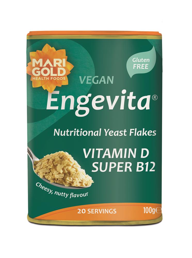 Marigold - Super Engevita Vit D B12 Yeast Flakes Green