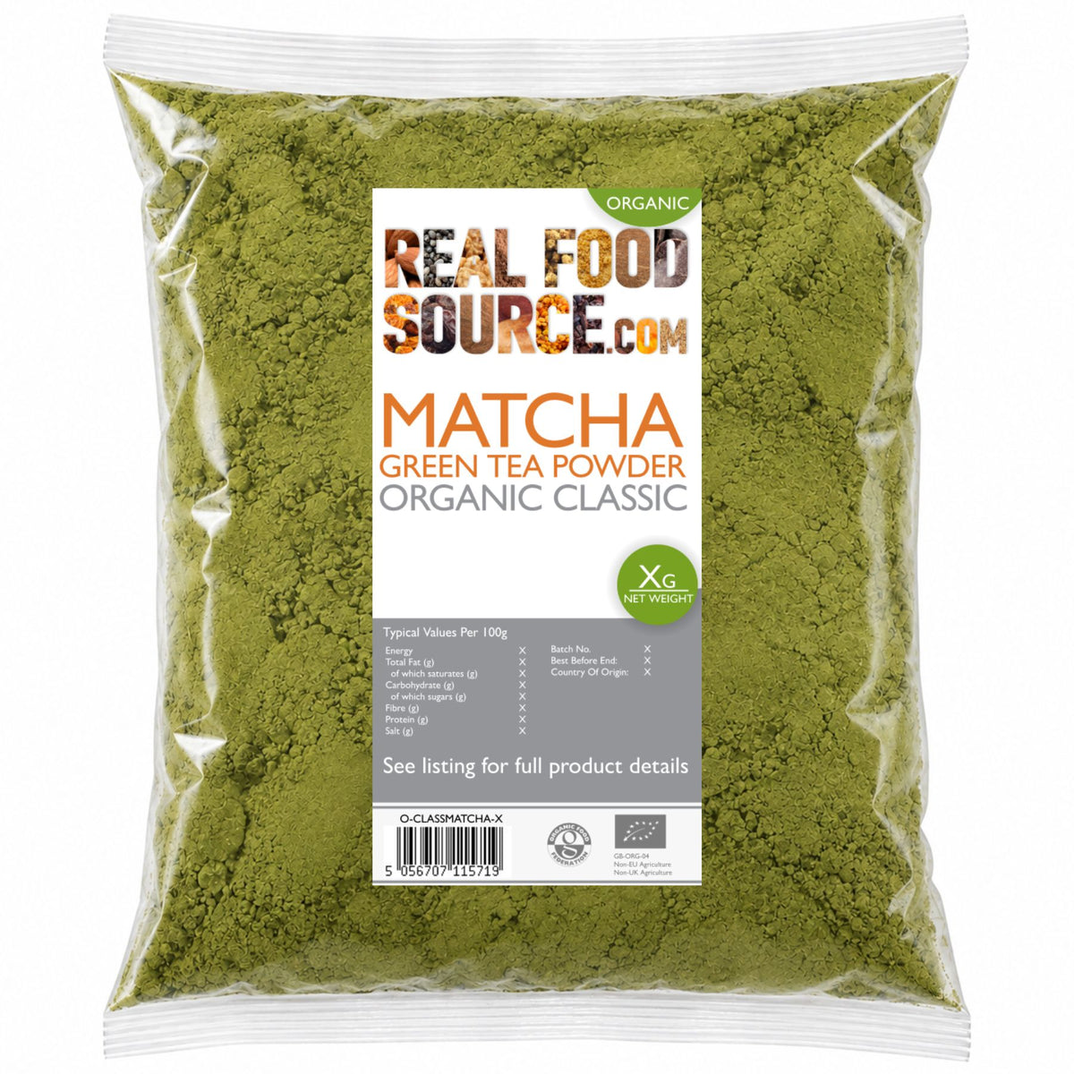 Matcha Green Tea Powder, Organic Classic