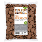 Milk Chocolate Couverture Drops, Organic Vegan