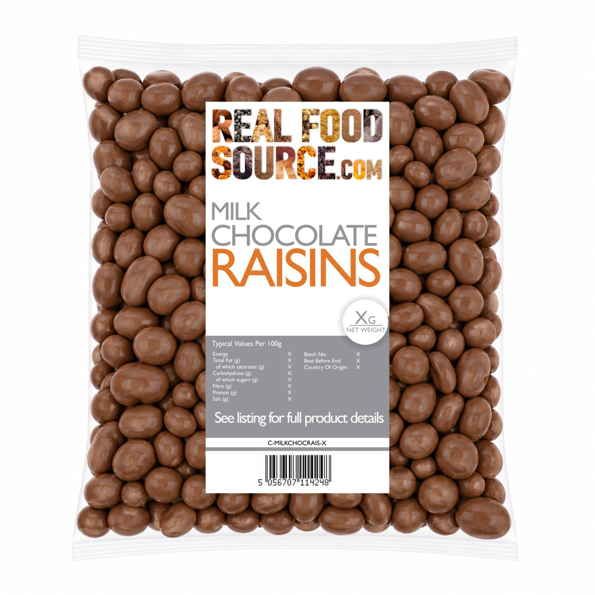 Milk Chocolate Raisins