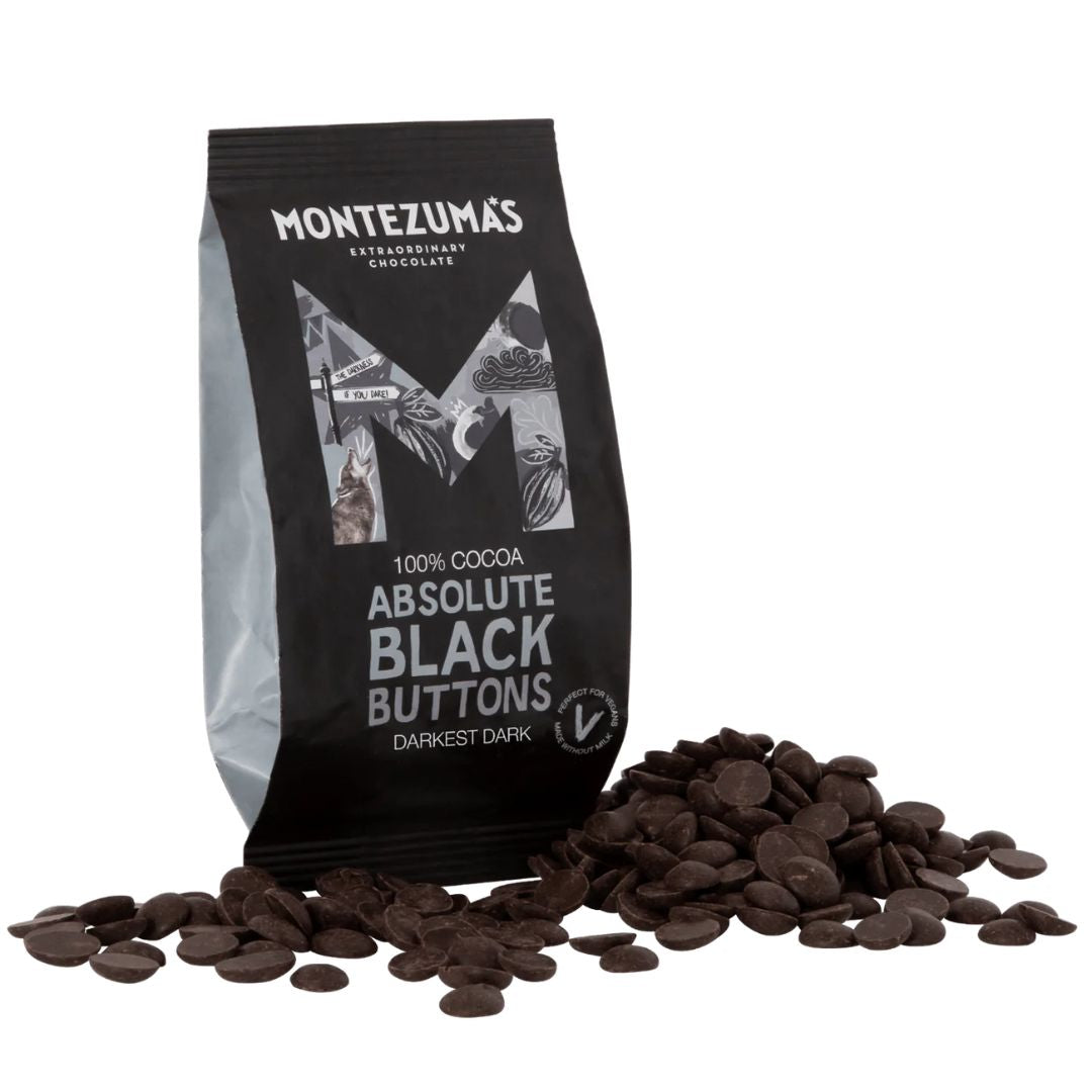 Montezuma's Absolute Black Buttons - 100% Cocoa