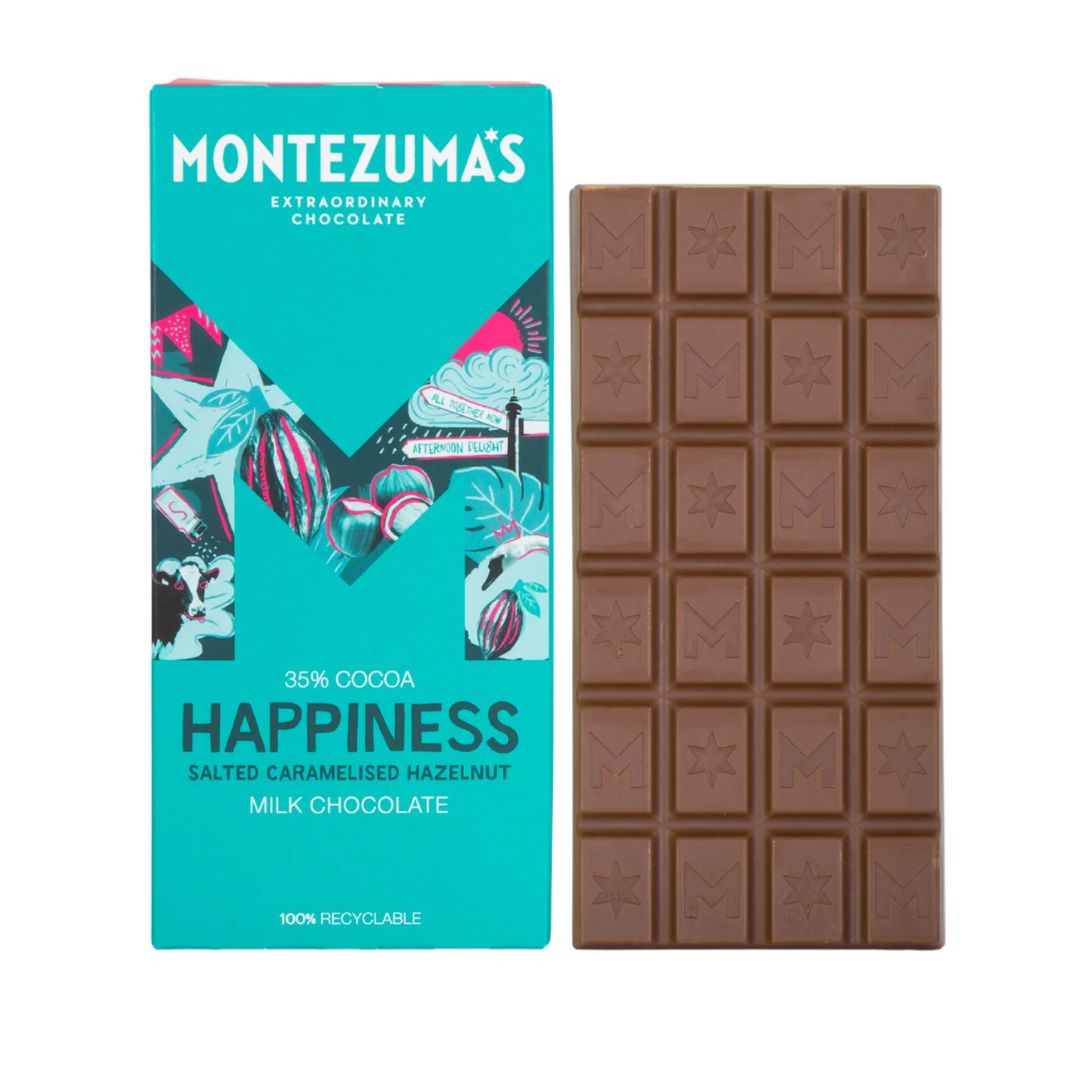 Montezuma's Happiness - Milk Chocolate with Salted Caramelised Hazelnuts