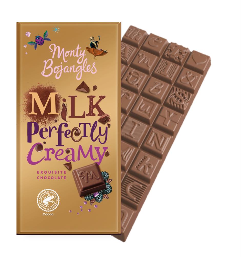 Monty Bojangles - RFA Milk Chocolate Perfectly Creamy Bar