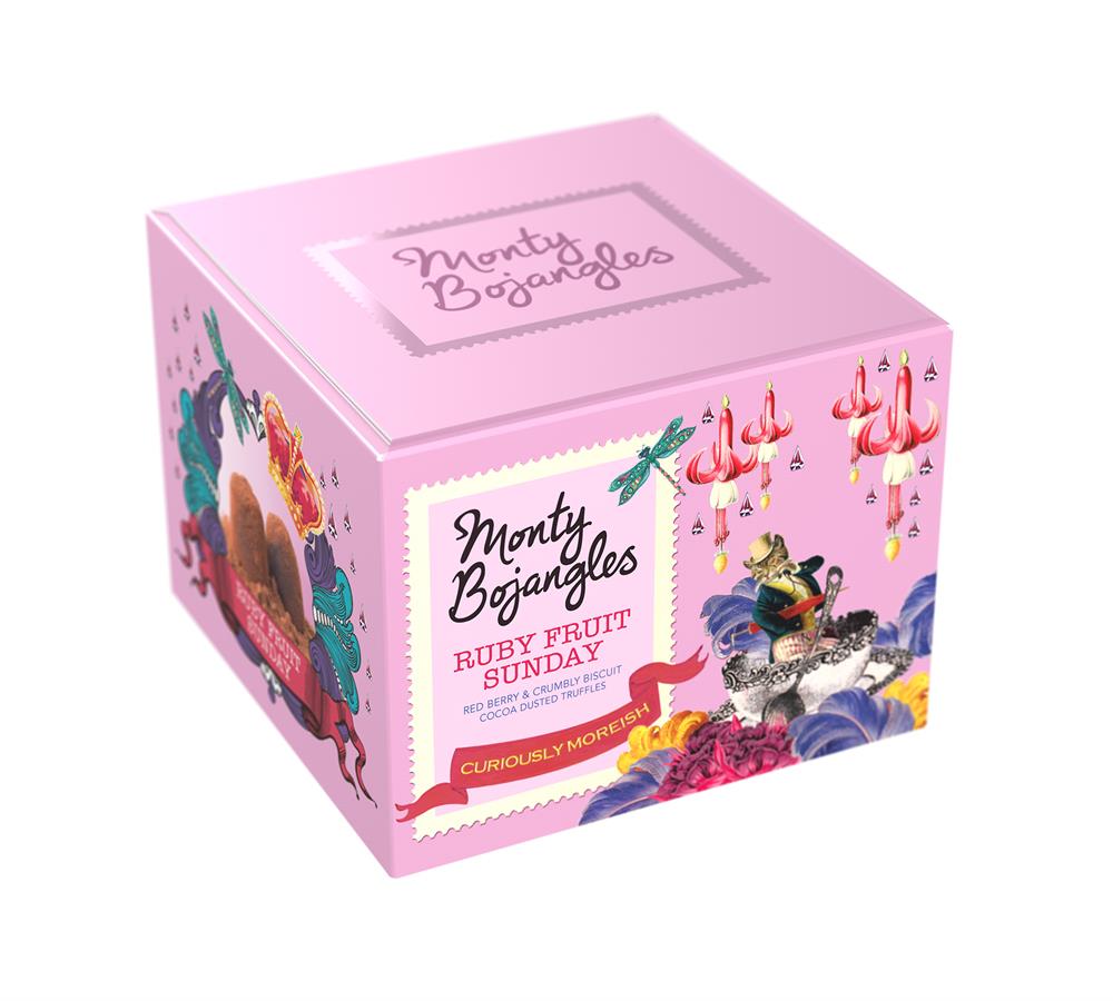 Monty Bojangles - Ruby Fruit Sunday Cocoa Dusted Truffles