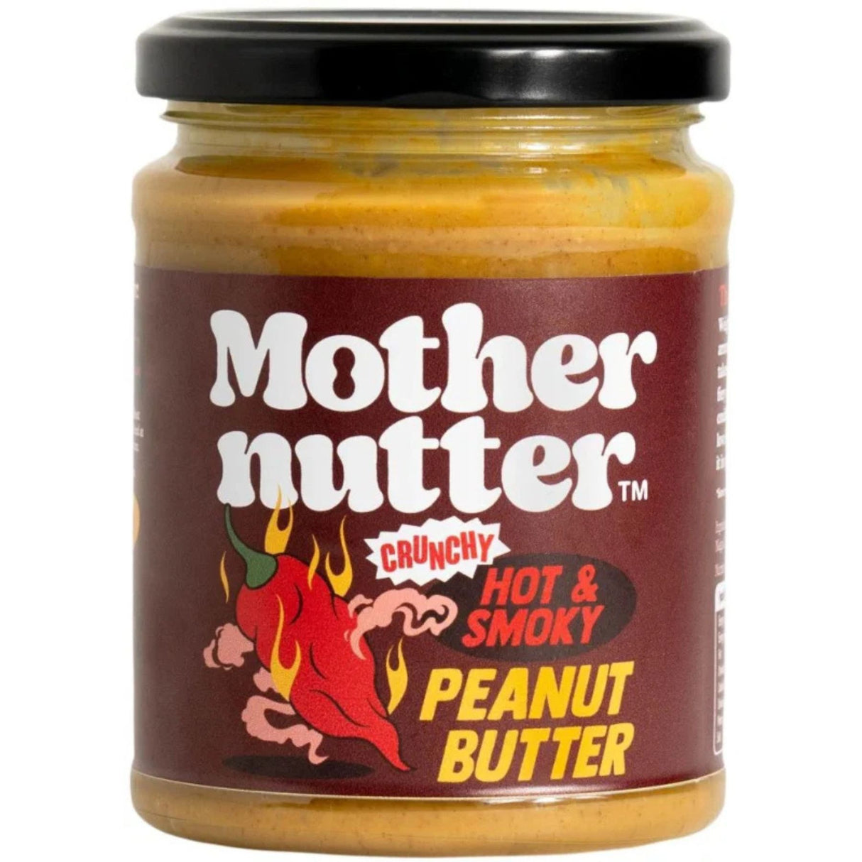 Mothernutter - Crunchy Hot & Smoky Peanut Butter 280g
