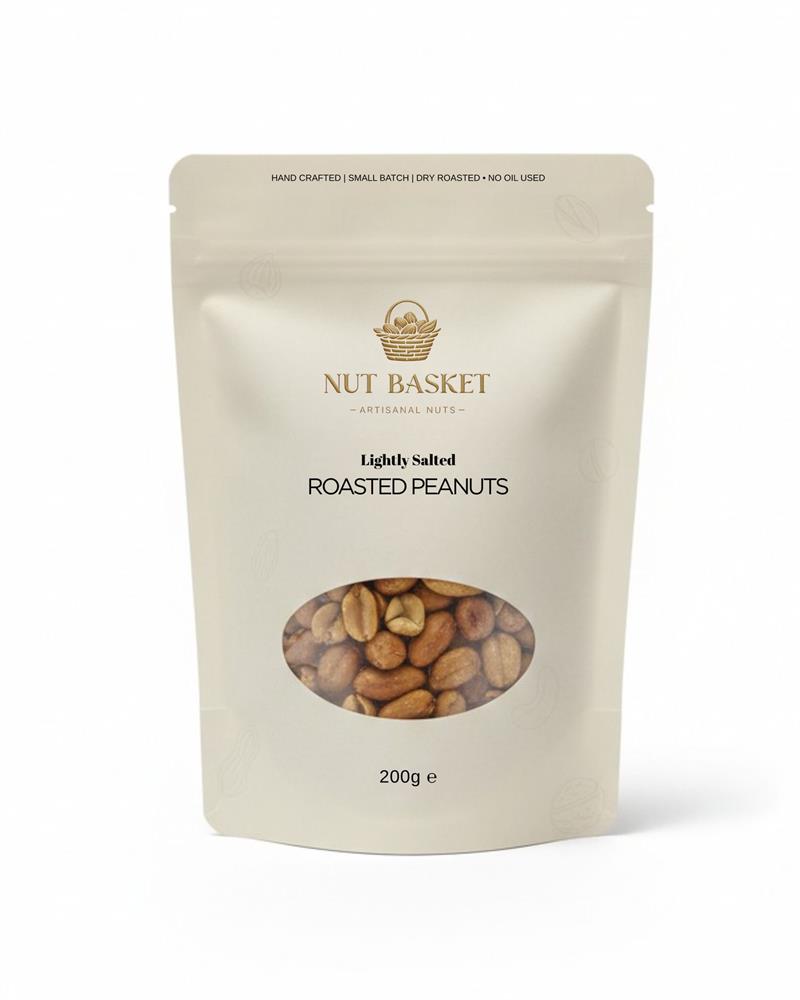 Nut Basket - Lightly Salted Roasted Peanuts 200g