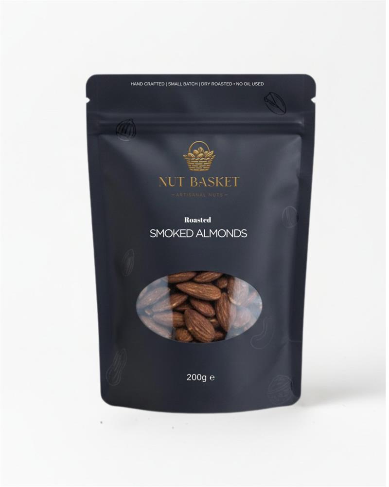 Nut Basket - Roasted Smoked Almonds 200g
