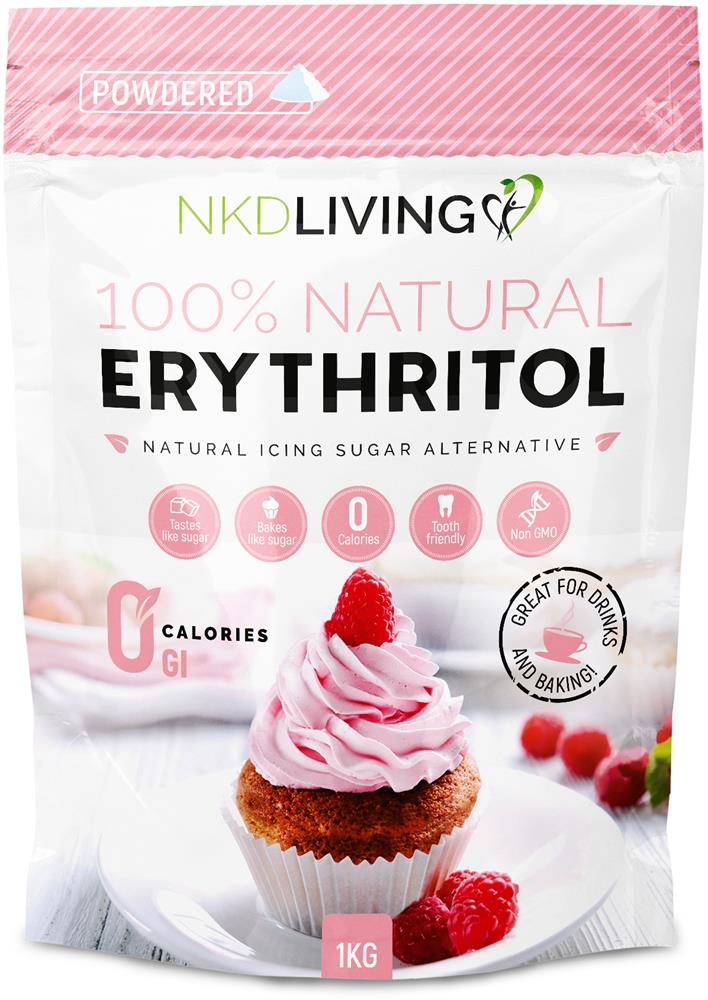 NKD Living - Erythritol Powdered Natural 0 Calorie Sweetener 1KG