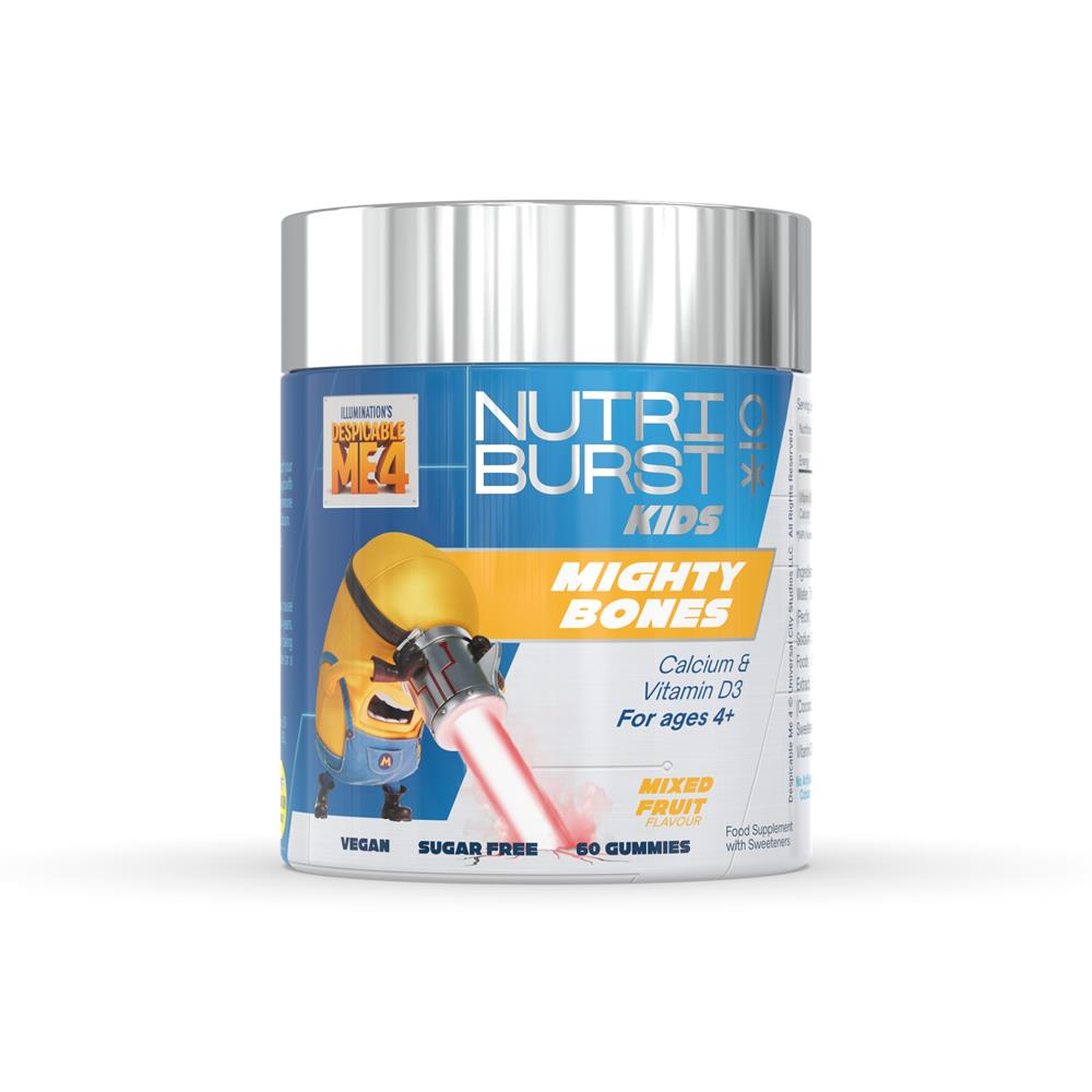 Nutriburst - Minions Kids Mighty Bones - Calcium & Vitamin D3 - 60 gummies