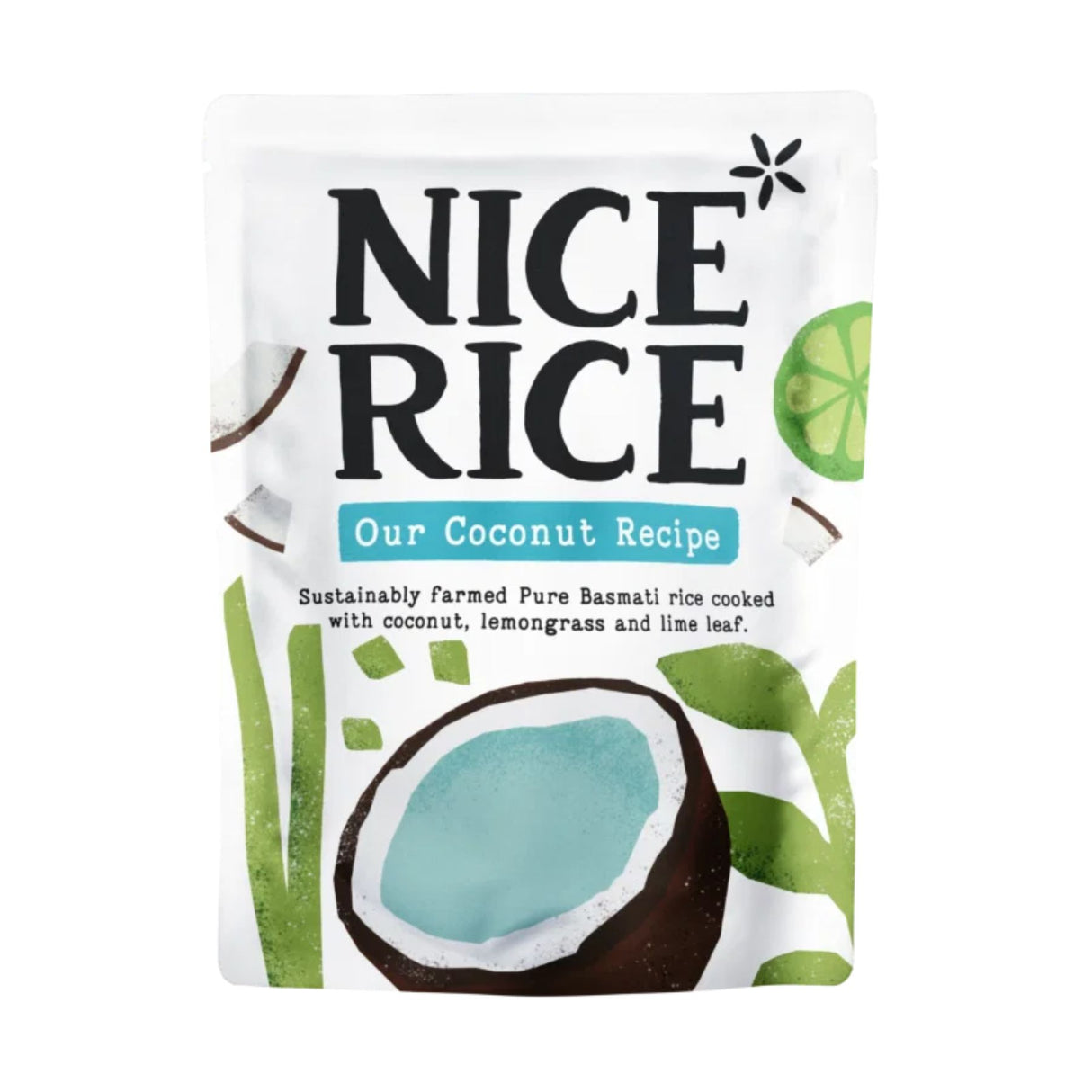 Nice Rice - Coconut & Lemongrass Basmati Microwave Rice 500g (2x250g)