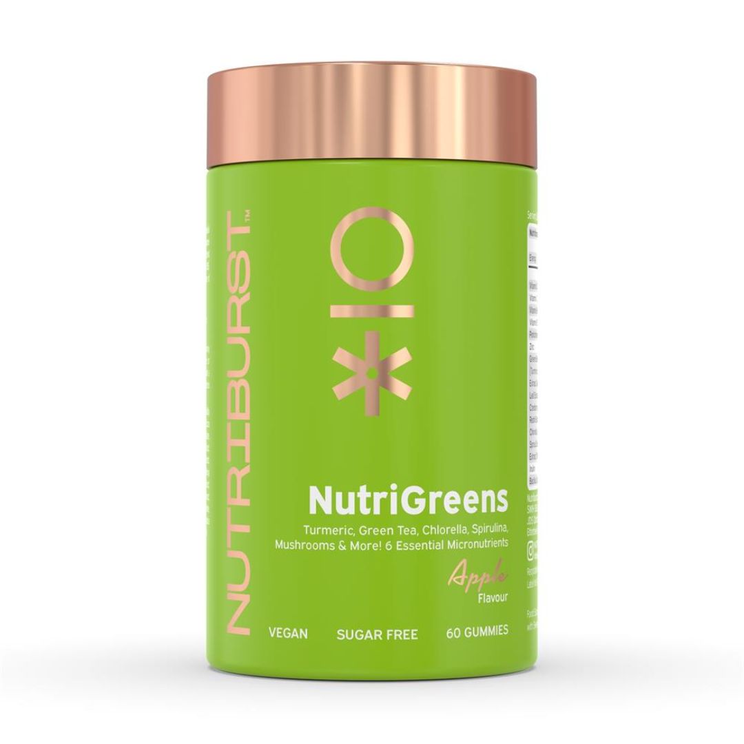 Nutriburst Sugar-Free Vegan NutriGreens Gummies