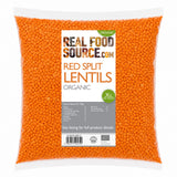 Red Split Lentils, Organic