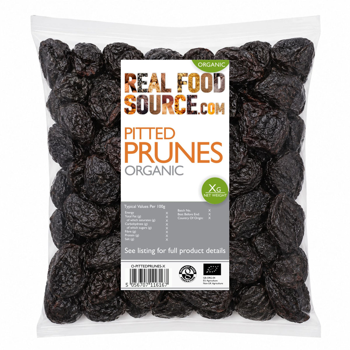 Pitted Prunes, Organic