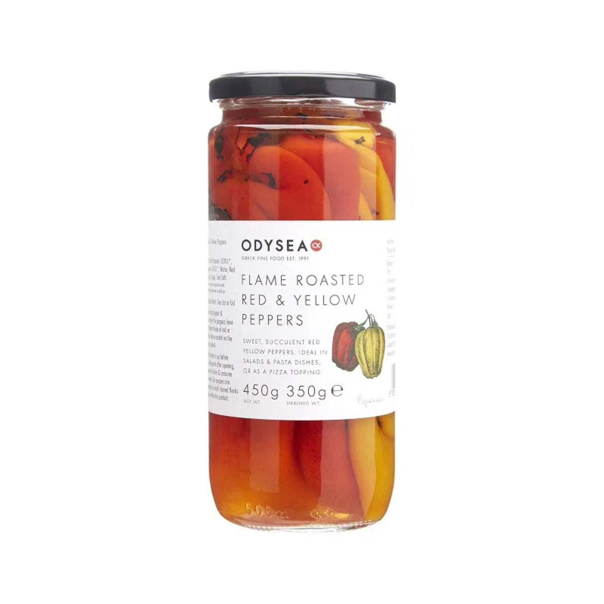Odysea - Roasted Red & Yellow Peppers 450g