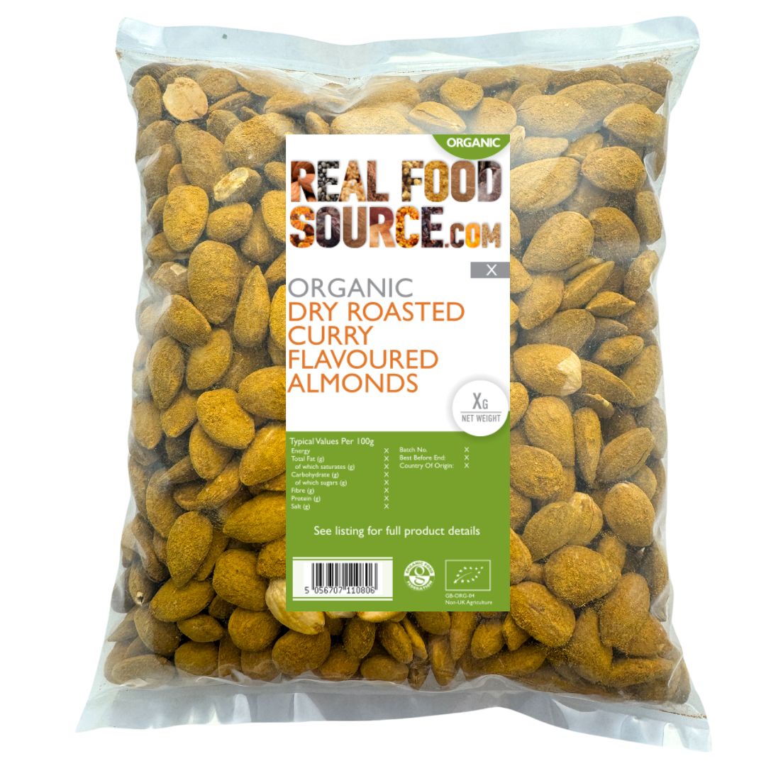 Organic Dry Roasted Curry Almonds