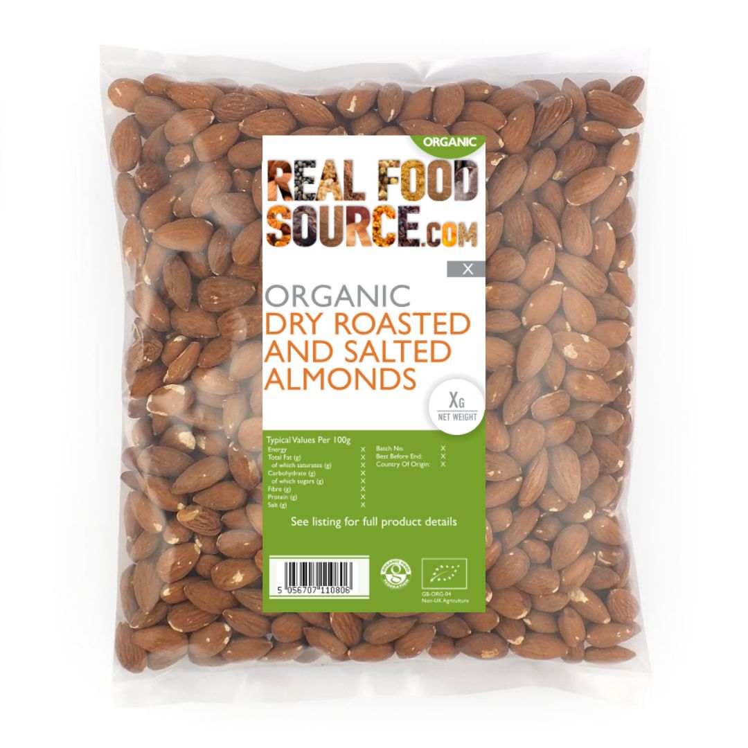 Organic Dry Roasted & Salted Almonds