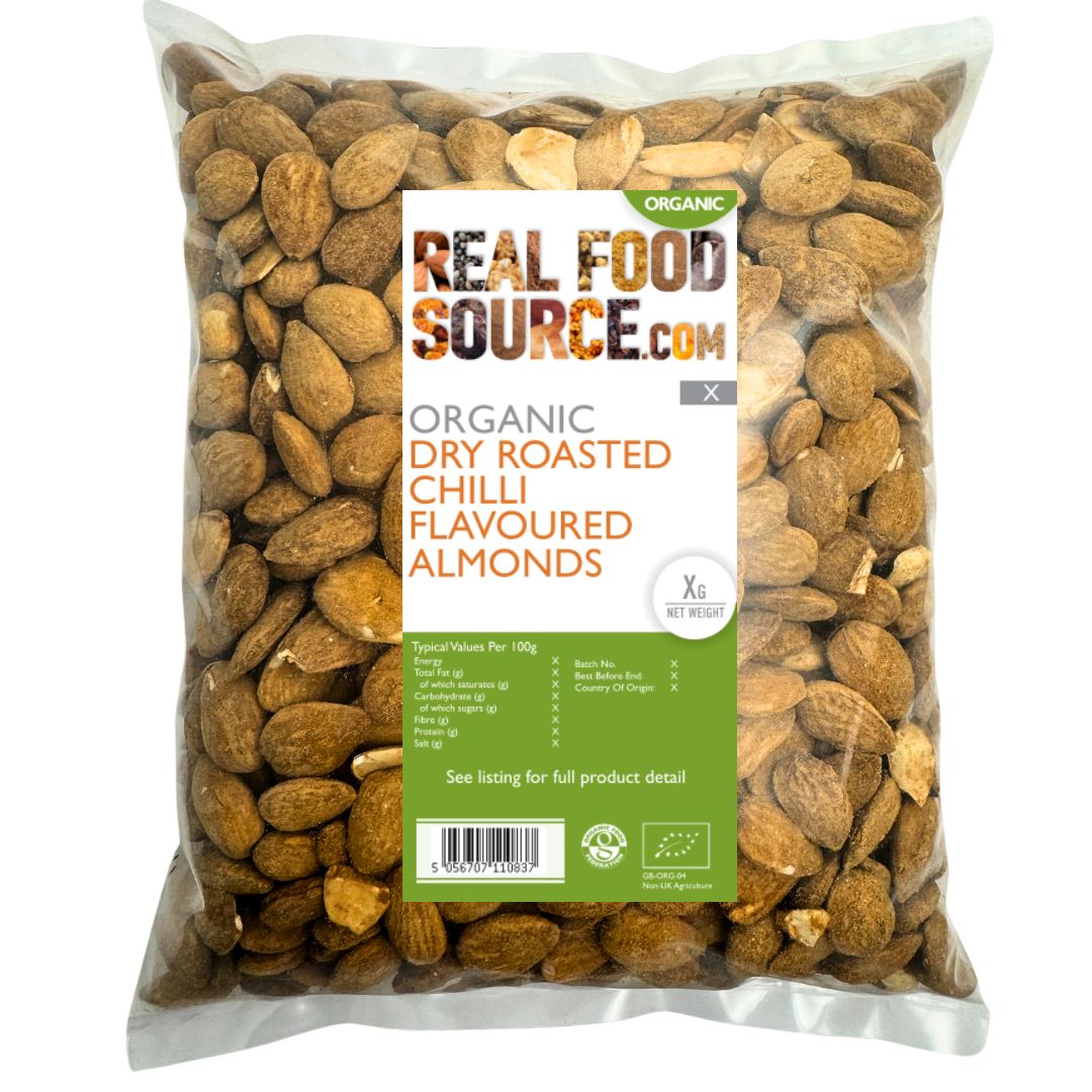 Organic Dry Roasted Chilli Almonds