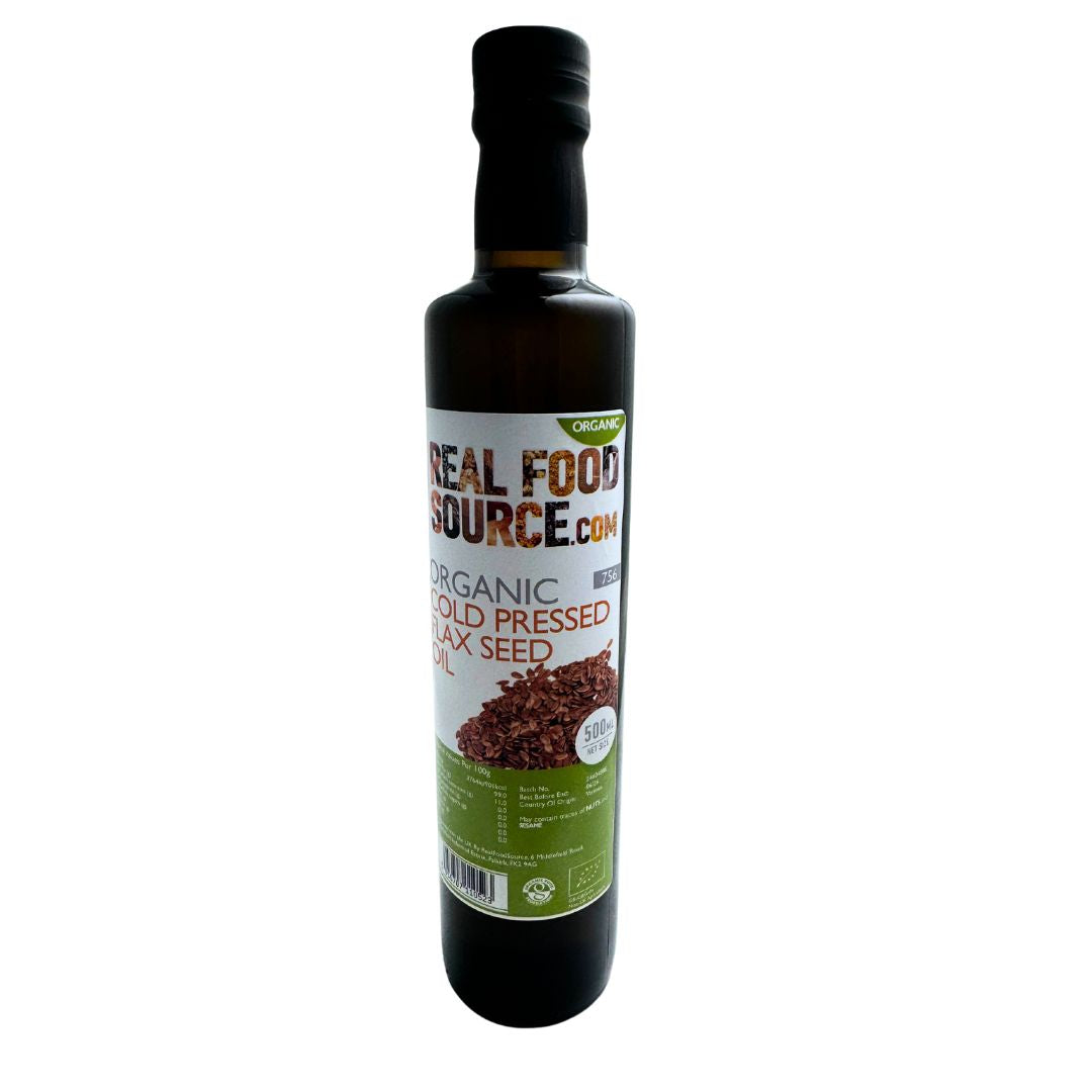 Organic Cold Pressed Flaxseed Oil