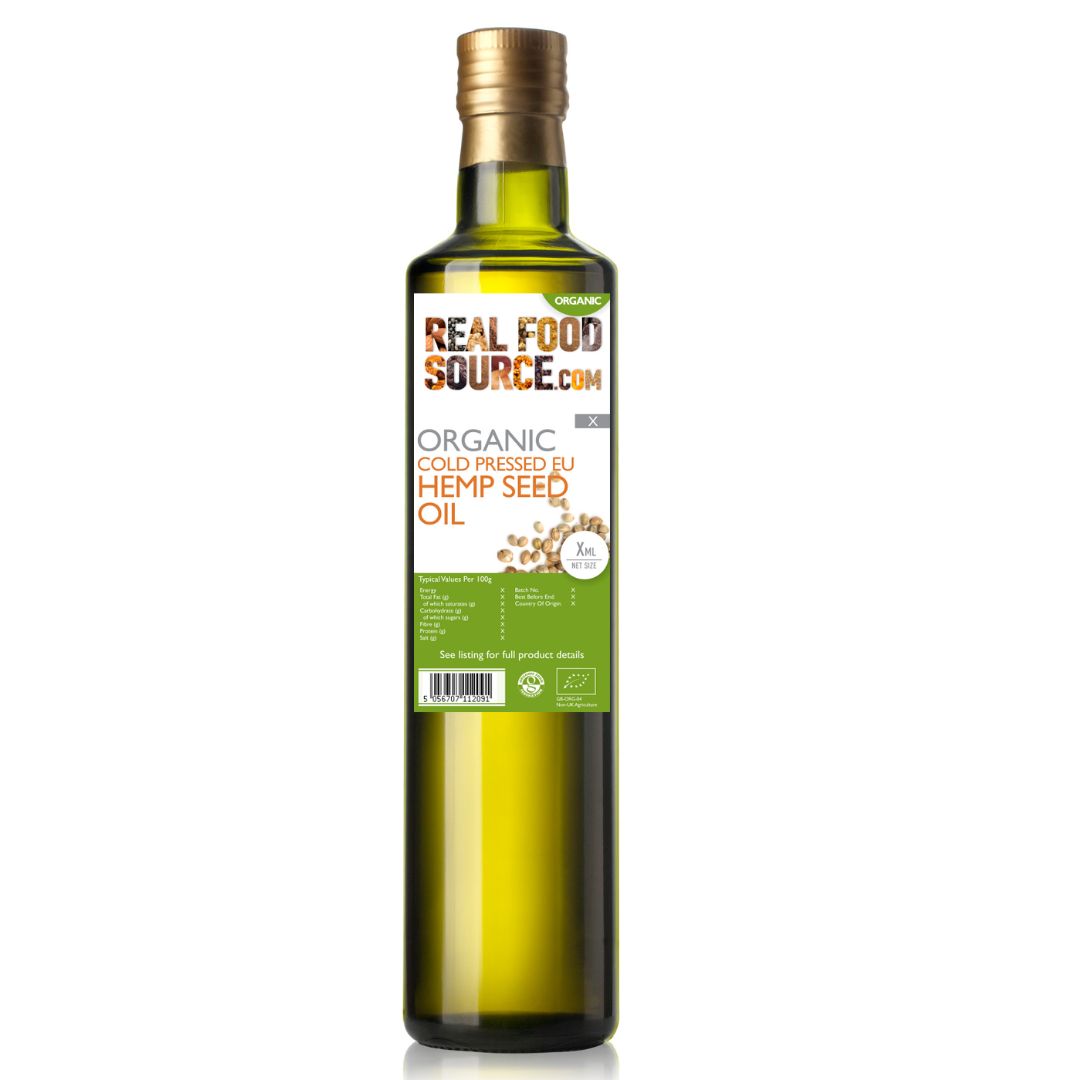 Organic Virgin Cold Pressed Hemp Seed Oil