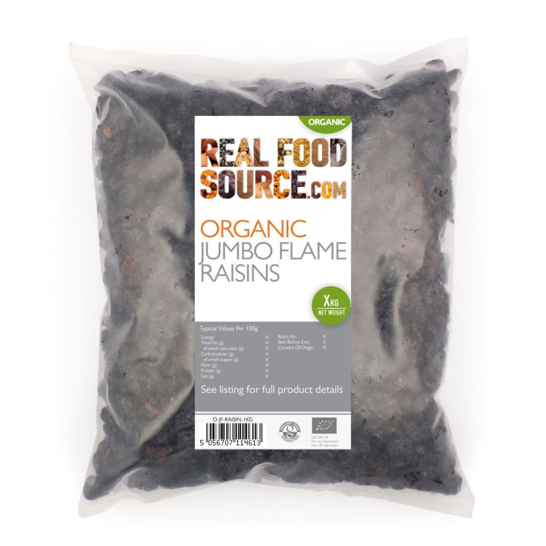 Organic Jumbo Flame Raisins – RealFoodSource