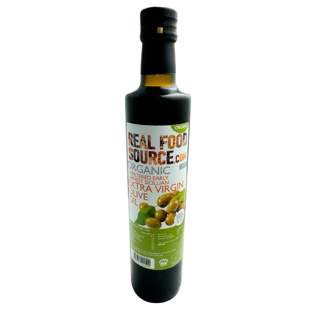 Organic Unfiltered Early Harvest Sicilian Extra Virgin Olive Oil