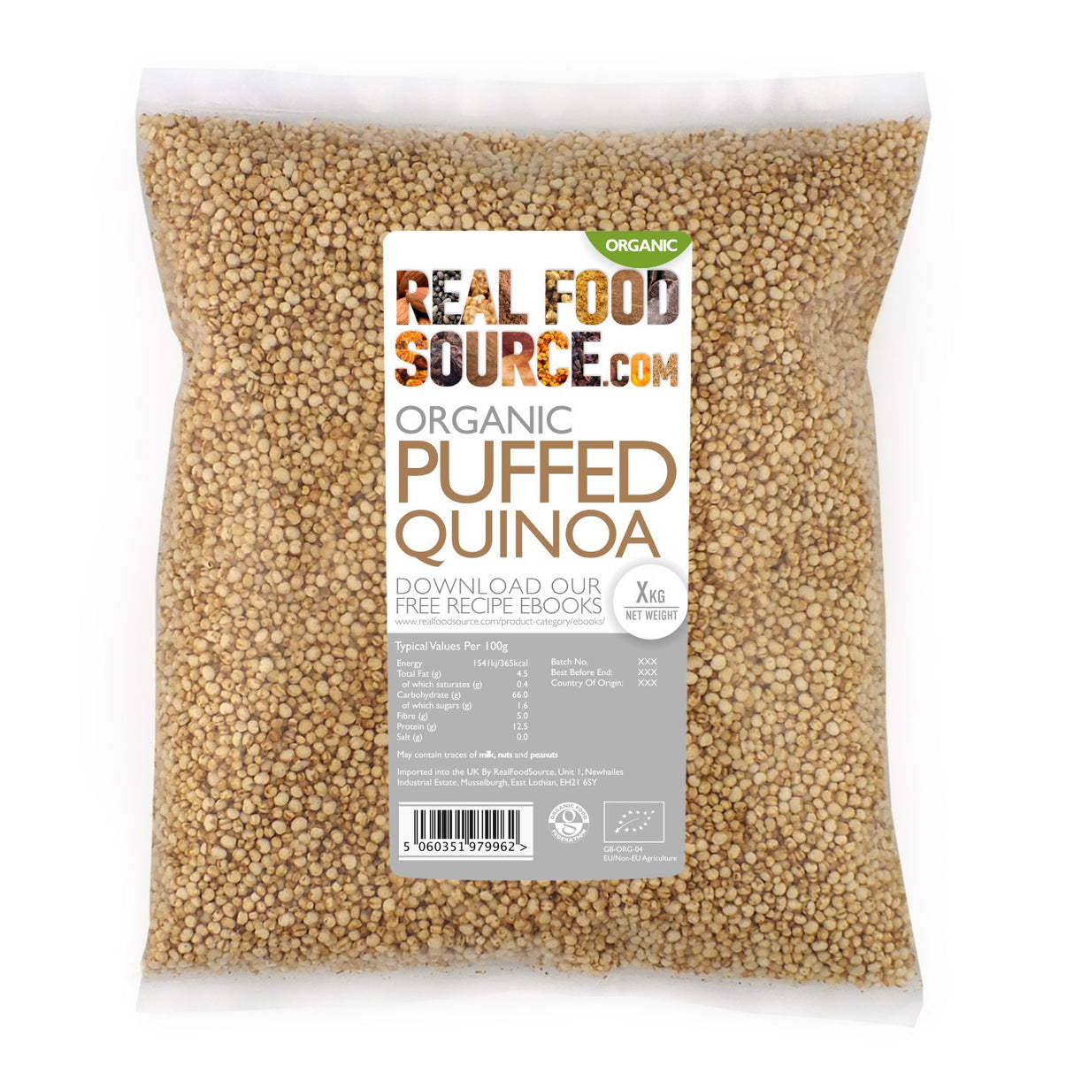 Organic Puffed Quinoa