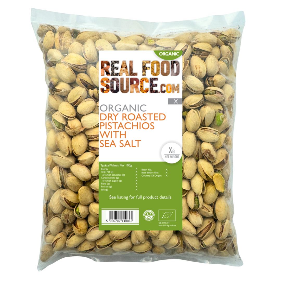 Organic Dry Roasted and Salted Pistachios