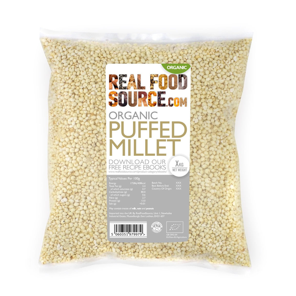 Organic Puffed Millet