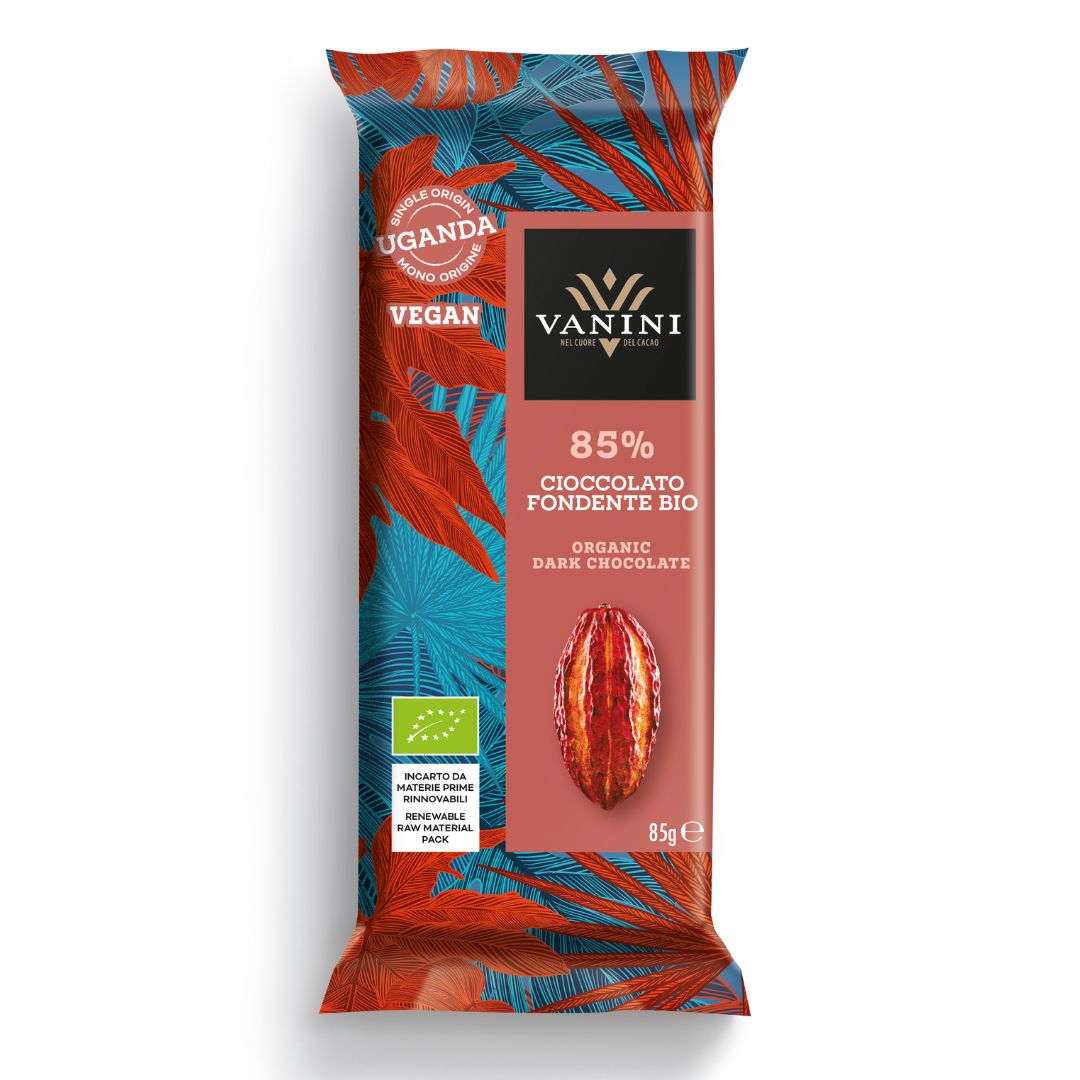 Organic Vanini Uganda 85% Dark Chocolate Bar