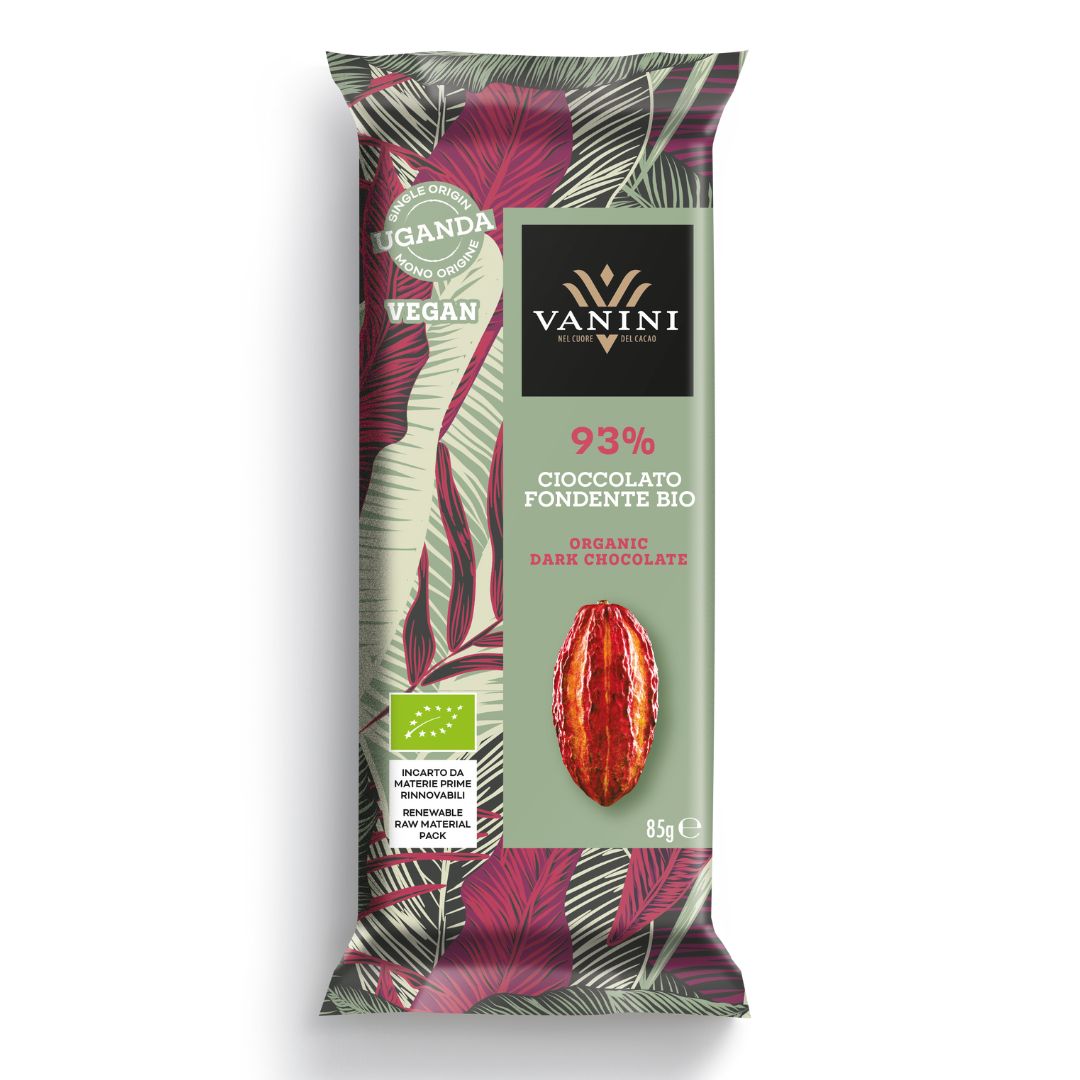 Organic Vanini Uganda 93% Dark Chocolate Bar