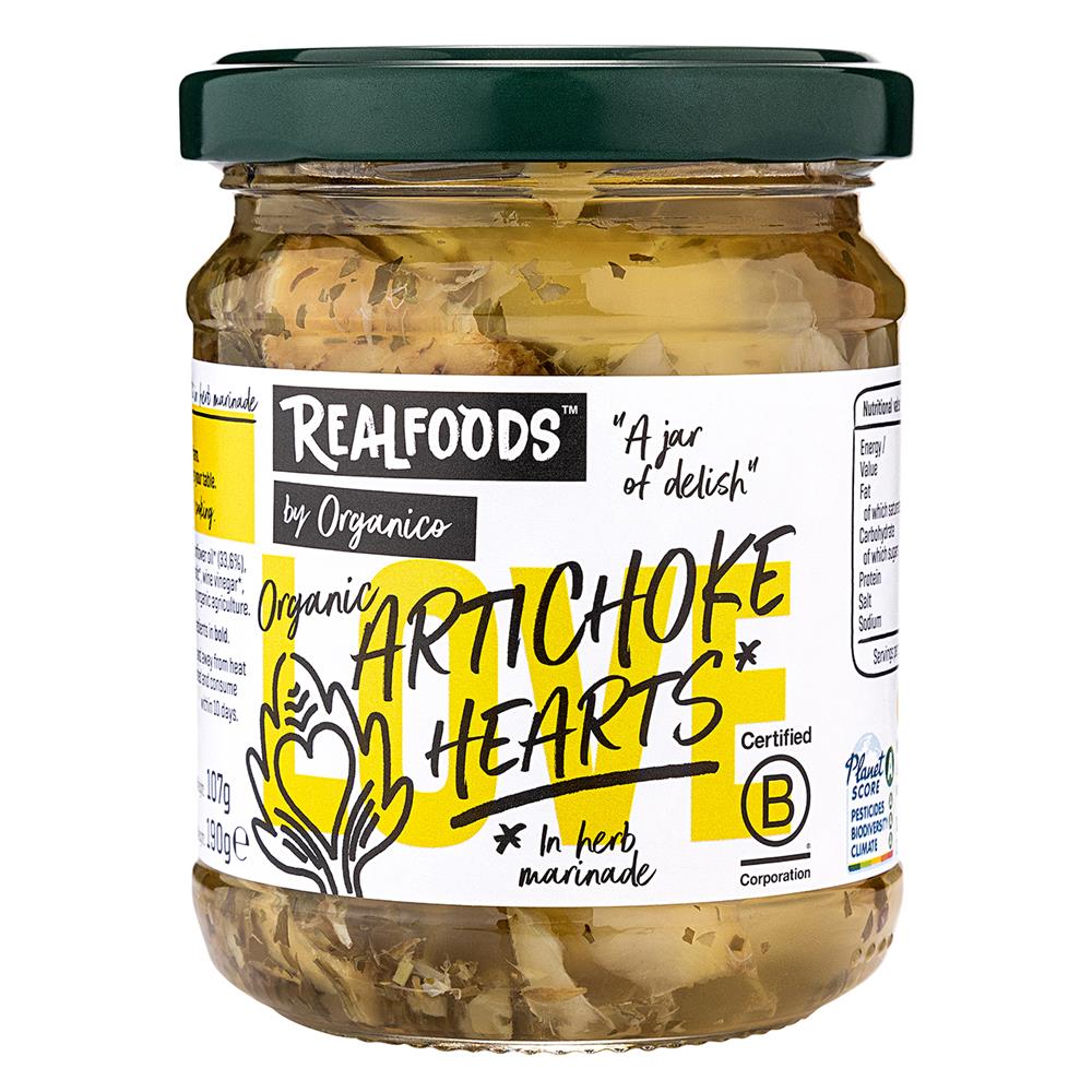 Organico Artichoke Hearts in Herb Marinade