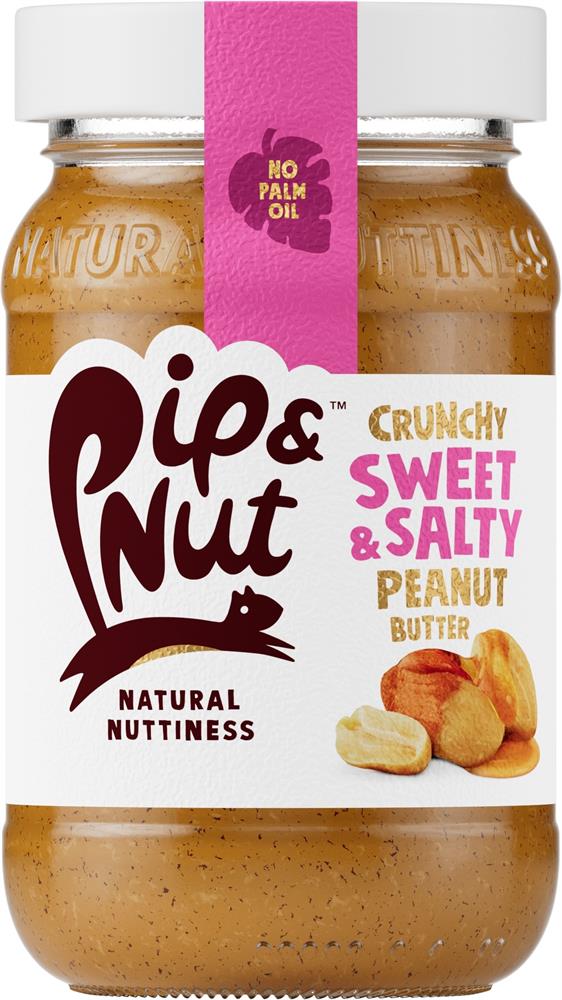 Pip and Nut - Sweet and Salty Crunchy Peanut Butter 300g