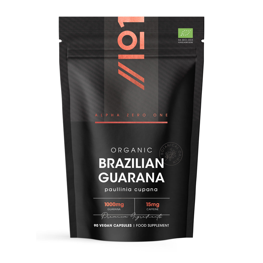 Alpha01 - Organic Guarana 1000mg - 90 Capsules