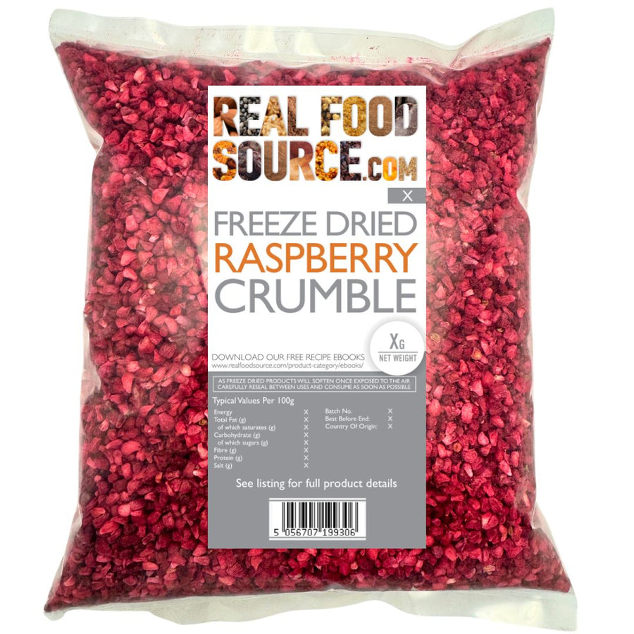 Freeze Dried Raspberry Crumble – RealFoodSource
