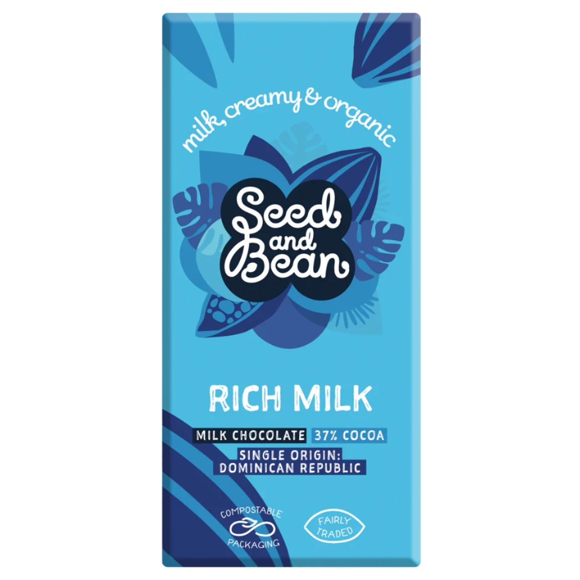 Seed & Bean Organic Rich Milk Chocolate Bar