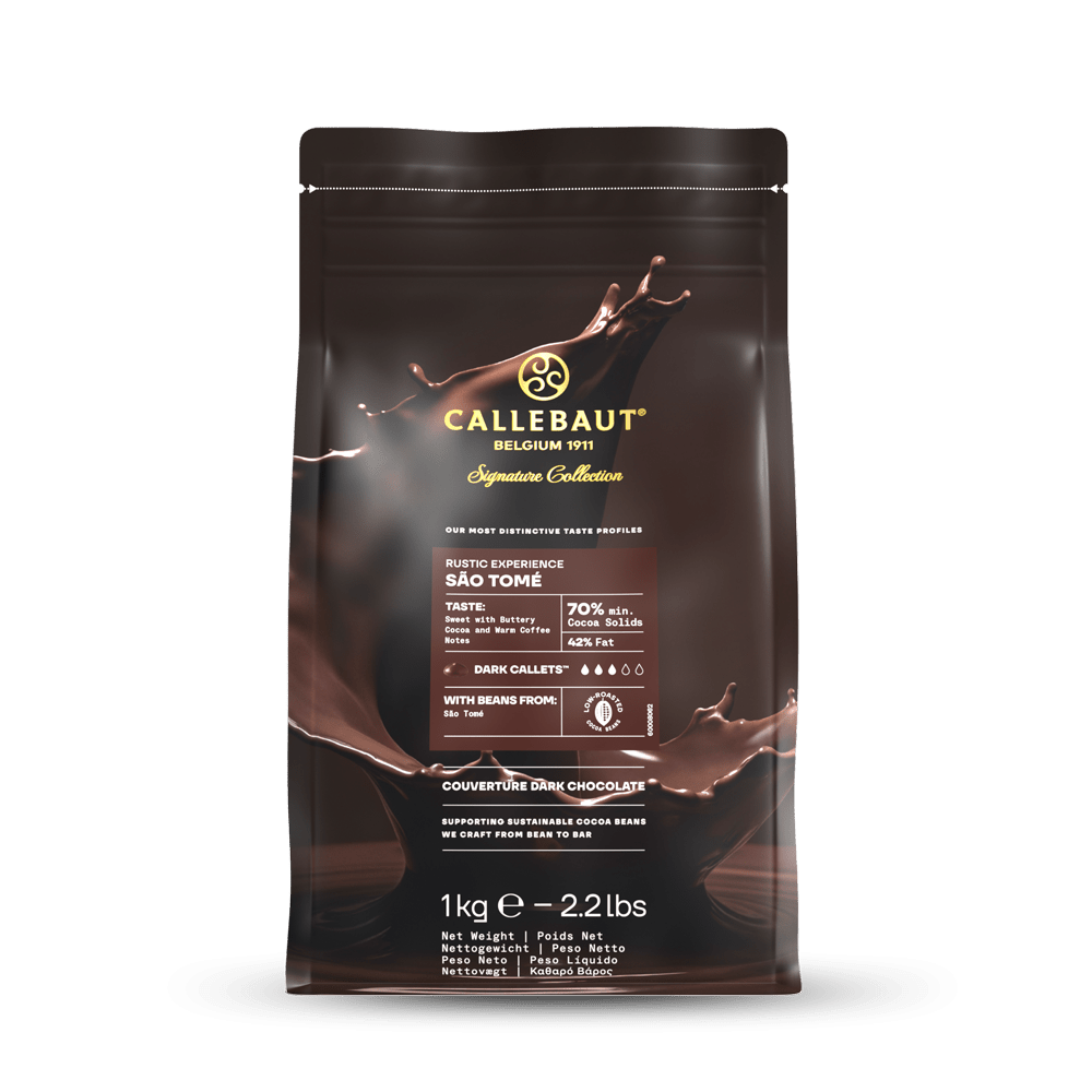 Callebaut Rustic São Tomé Couverture Dark Chocolate Callets 1kg
