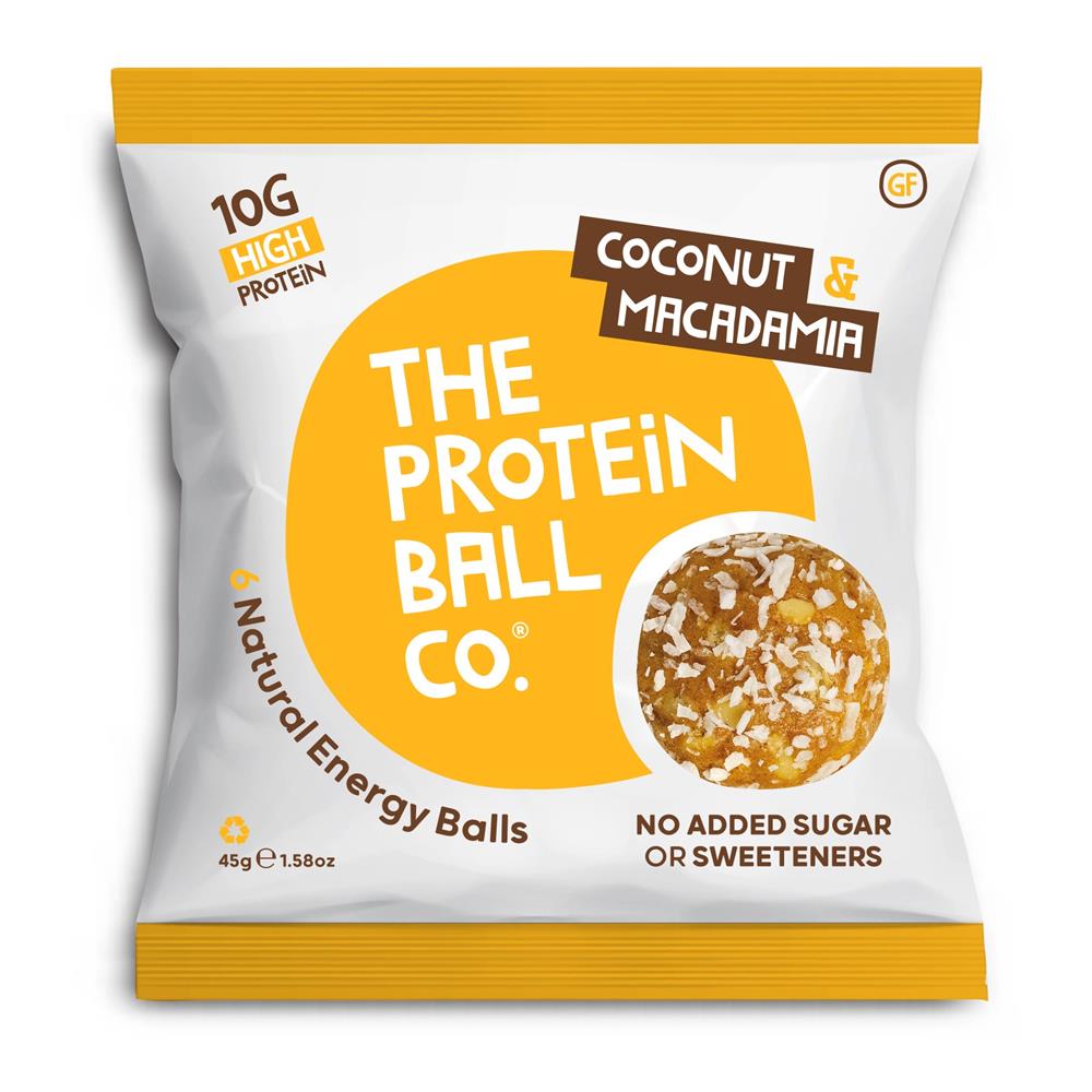 The Protein Ball Co. Coconut & Macadamia Protein Balls