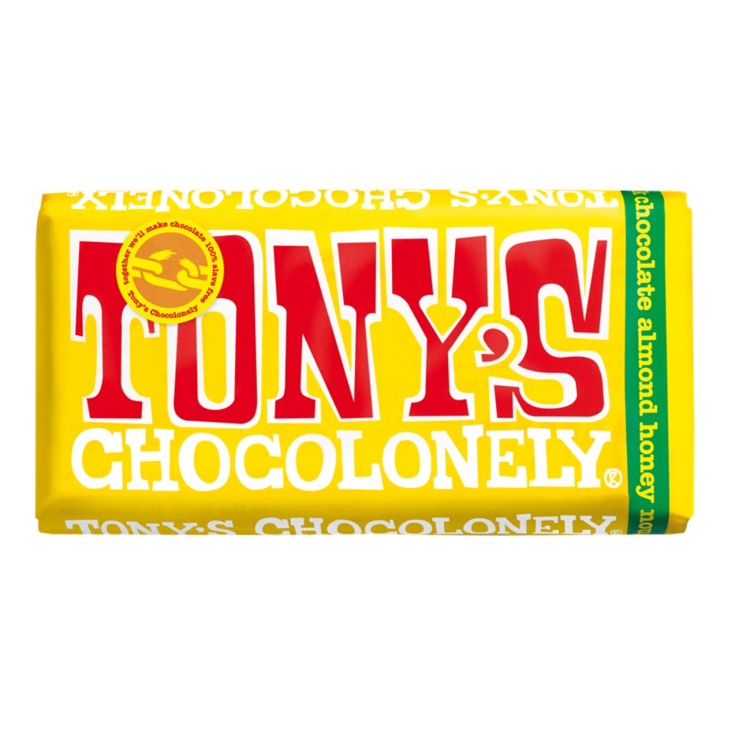 Tony's Milk Almond Honey Nougat 32% Bar