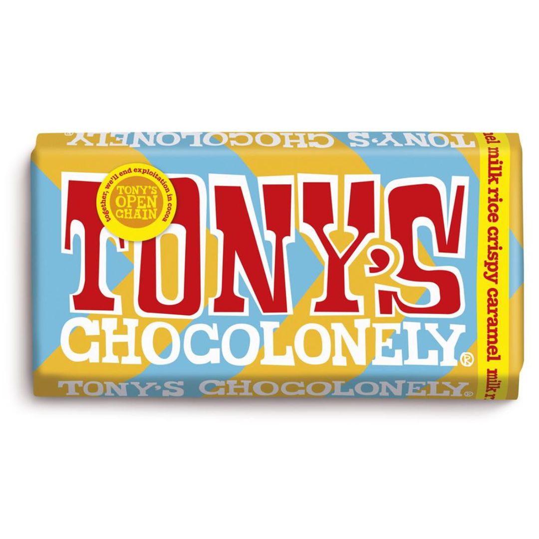 Tony's Milk Rice Crispy Caramel 32% Bar